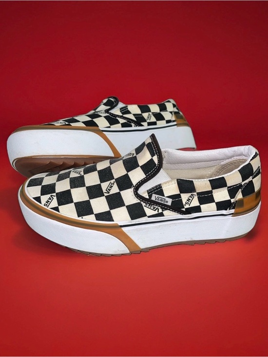 Vans Shoes - VANS Era STACKED Platform Sneakers Woman Size 9 Mens size 7.5 Checkered Shoes